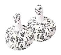 NIYANGLE 2pcs Herbal Moxibustion Massage Balls with Heating Function, White Traditional Chinese Medicine Hand and Back Massager for Relief and Wellness Therapy