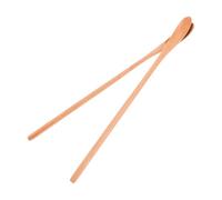 NIYANGLE 2pcs Long Handle Wooden Honey Spoons for Coffee Stirring and Sugar Mixing, Mini Natural Wood Kitchen Utensils for Tea Serving and Cooking