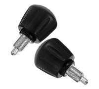 NIYANGLE 2pcs M16x20mm Spring Loaded Pull Pin Knob for Fitness Machines and Power Racks, Universal Threaded Design with Plastic and Stainless Steel Construction, for Exercise Bike