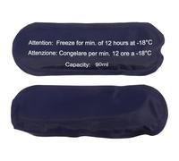 NIYANGLE 2PCS Medical Gel Ice Packs for Insulin Cooler Bag, Navy Reusable Cold Compress for Travel Medication, Small Medical Bag Ice Packs for Injuries and Headaches