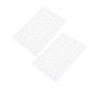 NIYANGLE 2pcs Miniature Brick Mold for DIY Sand Table and Micro Landscape Building Silicone Material Includes Full and Half Brick Molds for Dollhouse and Model Scenery Crafting