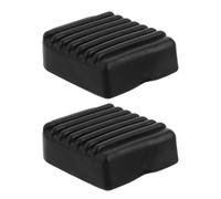 NIYANGLE 2pcs Motorcycle Kickstand Pad Support Plate for Electric Bike Side Stand, Black Rubber Material with Easy Installation and Universal Fit, Anti-slip Motorbike Stand Accessory