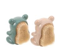 NIYANGLE 2pcs Nail Cleaning Brush Material for Boy Girl's Hand and Nail Care during Bath Gentle Scrubbing for Fingernail Cleaning