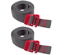 NIYANGLE 2pcs Outdoor Nylon Tie down Straps for Camping and Backpacking, Fastening Belts with Cam Buckle for Tent Bundling and Car Roof Carrying, Suitable for Outdoor Activities