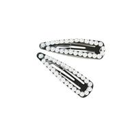 NIYANGLE 2pcs Pearl Snap Hair Clips for Elegant Barrettes Hair Accessories Suitable for Bangs Ponytail All-season Daily Wear