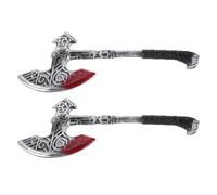 NIYANGLE 2pcs Plastic Durable Prop for Halloween Cosplay Medieval Theme Parties Lightweight Reusable for Costumes Role Play Decorations