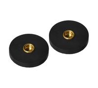 NIYANGLE 2pcs Portable Non-slip Cello Endpin Pads with Floor Protection and Brass Bottom Support for Cello Stands, Suitable for Orchestral String Instruments and Performance Use