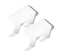 NIYANGLE 2Pcs Punch Dryer Rack Wall Mounted Storage Stand for Bathroom Durable Hair Dryer Holder Space Saving Organizer for Makeup Room and Barbershop