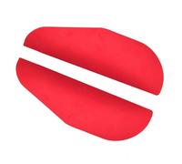 NIYANGLE 2pcs Rearview Mirror Rain Shield Aluminium Alloy Red Side Mirror Visor Suitable for Cars on Rainy and Sunny Days