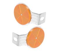 NIYANGLE 2pcs Reflective Driveway Markers High Visibility Multipurpose Abs Reflective Materials Road Reflectors for Driveways and Highways Safety Signs
