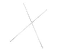 NIYANGLE 2pcs round Solid Aluminum Rod for Turning and Fabrication, Structural Aluminum Bar with Flat Perpendicular Ends, Efficient Machining Performance, for Optical Instrument Mounts