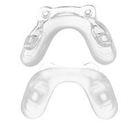 NIYANGLE 2pcs Silicone Eyeglass Nose Pads Anti-Slip Double Screw Nose Bridge Pads Soft Rubber Replacement for Glasses Repair Kits