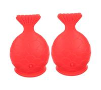NIYANGLE 2Pcs Silicone Fish Shaped Lip Plumping Tool for Women Reusable Lip Enhancer Device All Occasions