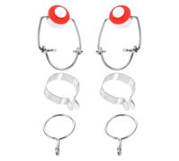 NIYANGLE 2pcs Silicone Seal Bottle Stopper Reusable Portable Wine and Beer Plug Sealer Airtight Closure for Home Brewing and Kitchen Use