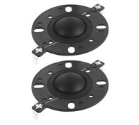 NIYANGLE 2pcs Silk Dome Tweeter Diaphragm Replacement for Studio Monitor Tweeter, High Frequency Speaker Parts with Plastic round Frame, Audio Clarity and Longevity for Studios