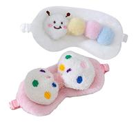 NIYANGLE 2pcs Sleep Mask for Women Girls Eye Covers Butterfly Bow Sleep Mask Blackout Shading Effect for Travel Relaxation