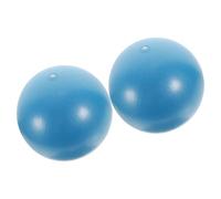 NIYANGLE 2pcs Small Pilates Balls 10 Inch Lightweight Pvc Exercise Accessories for Core Training and Physical Therapy, for Home Workout and Inner Thigh Exercises