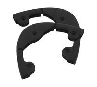 NIYANGLE 2pcs Snowboard Edge Protector Strips with 3-hole Fixed Mount, Shock-absorbing Rubber Bumpers for Nose and Tail Protection, Outdoor Snowboarding Gear Accessory for Travel