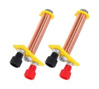 NIYANGLE 2pcs Solenoid Electromagnet T Shaped Coil Copper Plastic Physics Experimental Equipment Easy Handling Suitable for Repeated Classroom Use for Students in Educational Settings
