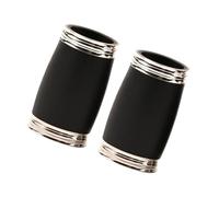 NIYANGLE 2pcs Soprano B Flat Clarinet Pitch Tuning Tubes Sound Tuning Compact Two-section Tube for Clarinet Basics