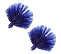 NIYANGLE 2pcs Spider Web Brush Heads for Ceiling Fan Dusting, Cobweb Cleaner Replacement, Non-shedding Duster Heads for Home Roof and Ceiling Cleaning