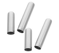 NIYANGLE 2pcs Stainless Steel Cigar Holder Tube with Humidity Control, Portable and Cylindrical Travel Carry Case for Men, Sl nd Stylish Design Suitable for Daily Business Travel Use