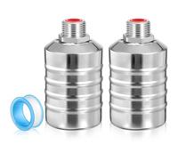 NIYANGLE 2Pcs Stainless Steel Water Float Valve 1/2 Inch Automatic Shut Off Water Tower and Tank Level Control