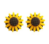 NIYANGLE 2pcs Sunflower Car Vent Diffuser Clips Perfume Air Fresheners with Plastic Material and Easy to Place Design for Car Interior Odor Freshening