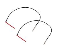 NIYANGLE 2pcs Ukulele Piezo Pickup System High Sensitivity Under Saddle Acoustic Guitar Pickup with Unique Red Head Stick Jack Compatible for Practice and Live Performance