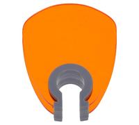 NIYANGLE 2pcs UV Nail Lamp Shield Covers Fan Shaped Plastic UV Light Blocking Cover Board Shields for Salon Desk Nail Lamps Accessories