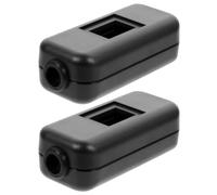 NIYANGLE 2pcs Waterproof Inline Cord Switch Shell Ip65 Dust Oil Resistant Electrical Appliance On/off Case for Outdoor Use with Rocker Button Compatible with Extension Cords