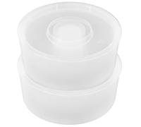 NIYANGLE 2pcs White Honey Bee Feeder for Beekeeping Made of Sturdy Pp Material, Stable without Tilting and Convenient for Drinking, for Beehive Entrance Feeding in Spring or Summer