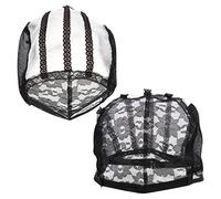 NIYANGLE 2pcs Wig Caps Lace Wig Net Caps Breathable Elastic Making for Styling and Hair Protection