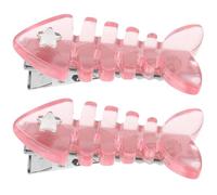 NIYANGLE 2pcs Women Hairpin Fish Bone Shape Hair Clips for Women Fashion Girls Hairpin Glamour for Daily and Party