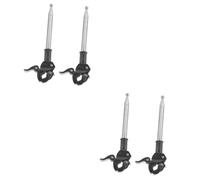 NIYANGLE 2sets Cycling Handlebar Flagpole Quick-install Flag Pole Mount for Bikes Versatile Flag Pole for Motorbike 2pcs*2