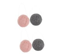 NIYANGLE 2sets Face Washing Sponge Gentle Exfoliating Facial Cleansing Sponge for Deep Cleaning Skin Makeup Removal Tool Lightweight Easy to Hold Women Random Color 2pcs*2