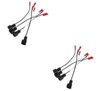 NIYANGLE 2sets Speaker Wire Harness Car Speaker Wiring Harness Adapter Car Door Speaker Wire Harness Car Speaker Connector Harness Fit 4pcs*2