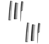 NIYANGLE 2sets Wide Tooth Hair Combs for Detangling Styling Hairdressing Tools for Thick Curly Hair Comfortable Easy to Use for Home and Salon