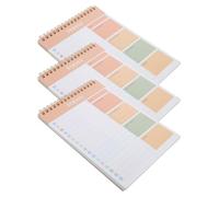 NIYANGLE 3 Books Planner Habit Tracker Daily Plan Book 8.66x5.51x0.59in Minimalist Design Maintain Self-discipline Visualize Goals and Habits Daily Task List for Students and Professionals