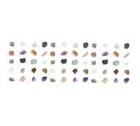 NIYANGLE 3 Boxes Chakra Healing Crystals Irregular Gemstone for Yoga Meditation Colorful Natural Stones for DIY Crafts Worry Healing Home Decor for Festivals