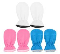 NIYANGLE 3 Pairs Hand Care Mitts Moisturizing Spa Gloves Exfoliating Paraffin Wax Bath Gloves for Soft Skin Treatment and Hand Moisture Retention