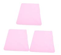 NIYANGLE 3 Pcs Facial Cleansing Sponge Set Soft Faux Suede Wash Face Sponges for Makeup Removal and Skin Care for Skin Types Random Color