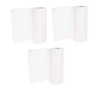 NIYANGLE 3 Rolls of White T Towel Multipurpose Cleaning Cloths Made of Non-woven Fabric, Washable and Comfortable to Use for Washing Dishes and Cleaning Floors the Kitchen