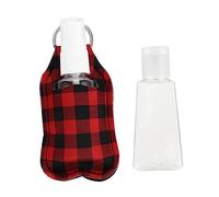 NIYANGLE 3 Sets Portable Bottle Protective Cover with Key Ring Durable Hand Storage Case for Perfume and Liquid Compact Design for Easy Carrying for Travel and Daily Use
