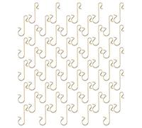 NIYANGLE 300pcs Christmas Tree Ornament Hooks Small Flower S Shape Metal | Iron Plated Metal, Secure Hold for Garlands and Wreaths, Compact Storage Box, Florists Event Planners
