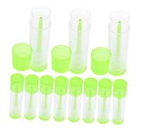 NIYANGLE 30pcs 5g Lip Balm Tubes Empty Lip Gloss Containers Diy Lipstick Storage Tubes Green Colour for Cosmetic Packaging and Travel Use