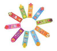 NIYANGLE 30pcs Cartoon Fruit Pattern Bookmarks for Teens and Students Paper Page Markers with Cute Creative Designs Reading Accessories for Classroom and Birthday Favors