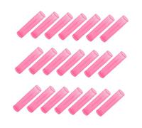 NIYANGLE 30pcs DIY Lip Balm Tubes Pink Refillable Empty Wax Containers for Homemade Lip Care Lightweight Portable for Group Craft Projects