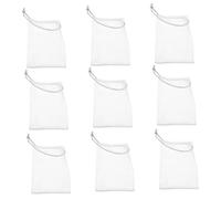 NIYANGLE 30Pcs Household Mesh Soap Bags Portable Drawstring Soap Accessories for Easy Storage and Foaming for Travel and Bathing Needs