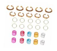 NIYANGLE 30Pcs Personality Headdress Hair Metal Decorative Hairpins for Braids Stylish Accessories for Long Curly and Straight Hair Eye Catching